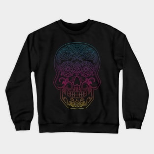 Day of the Dead Skull - Rainbow Crewneck Sweatshirt